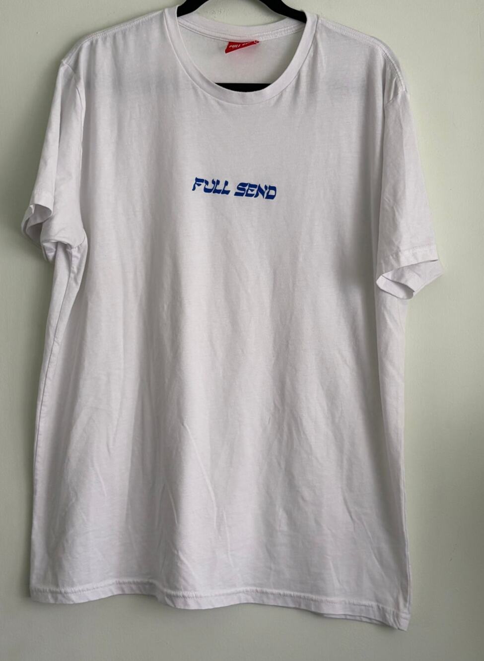 Nelk Boys Full Send  Logo White T-Shirt Men's Size XL Rare Merc